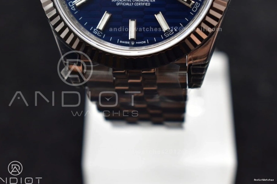 Best on SS Edition 41 FastDry Dial VSF 617 Blue DateJust Jubilee Bracelet 126334 904L VS Checked 1:1 1123